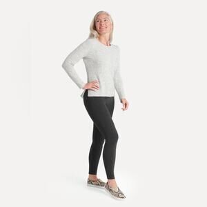 Betabrand Skinny-Leg | Classic Dress Pant Yoga Pants charcoal